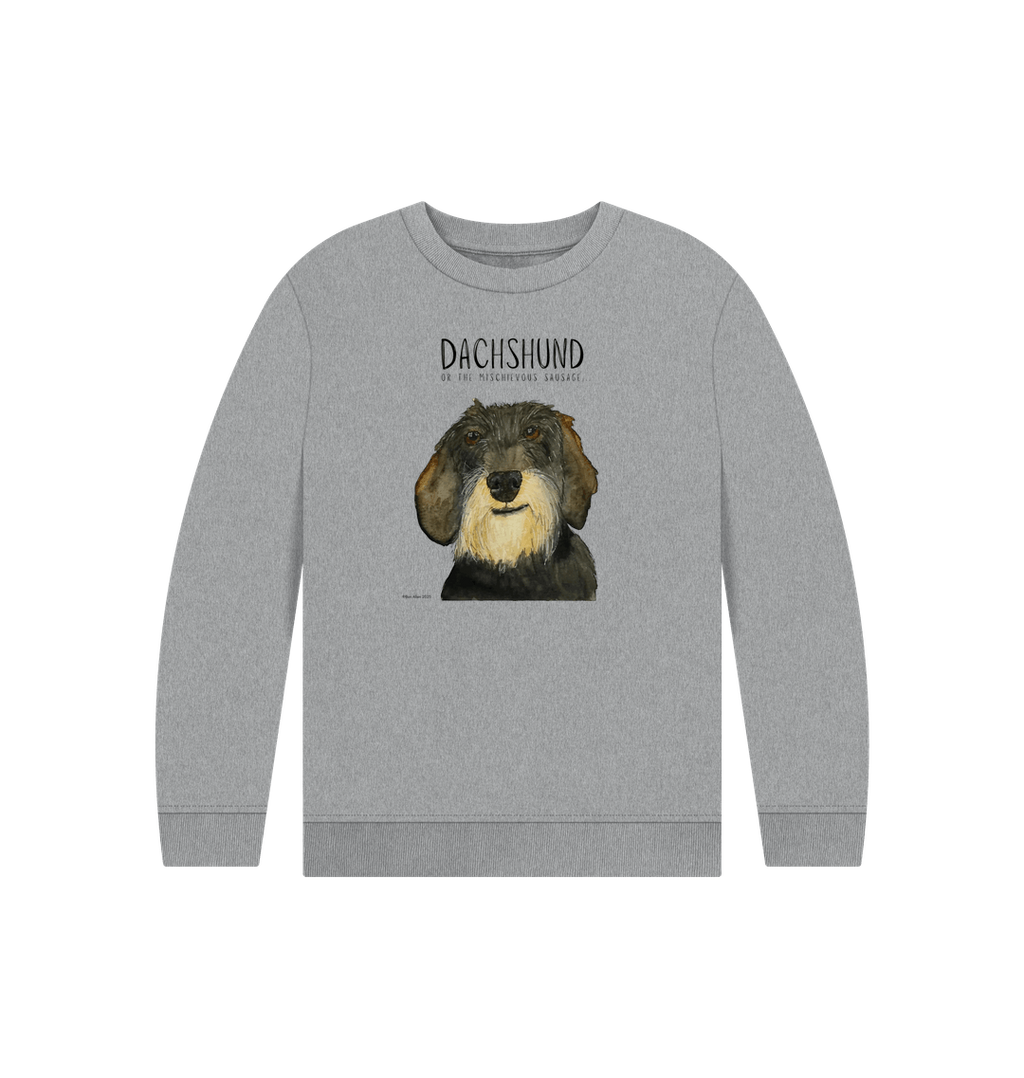 Wire Haired Dog Kids Sweatshirt Ethically Made