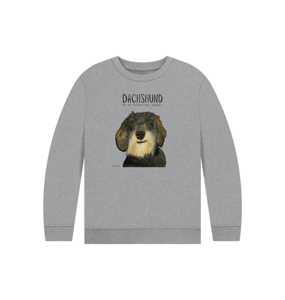 Wire Haired Dog Kids Sweatshirt Ethically Made