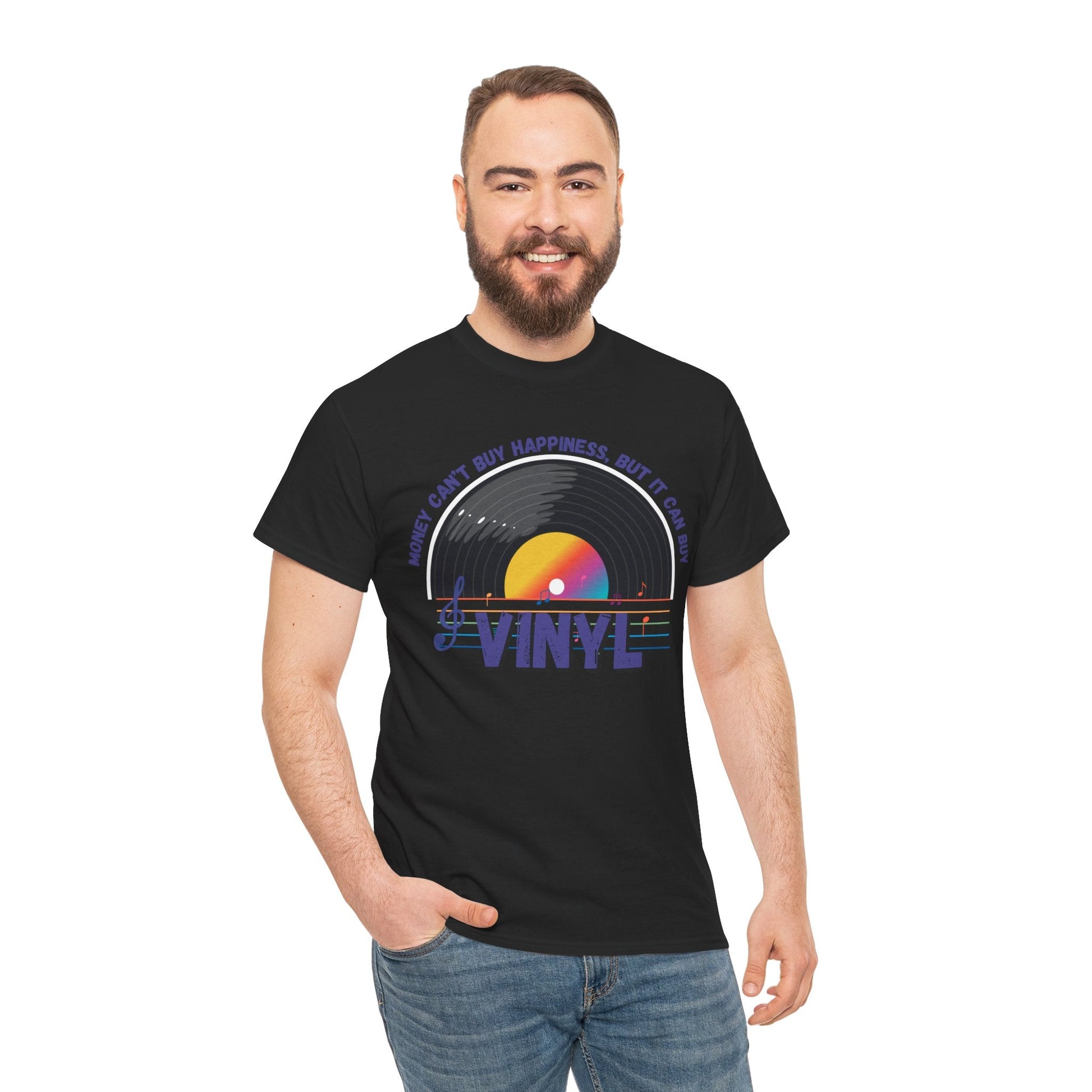 Money Can't Buy Happiness But It Can Buy Vinyl Men's T-Shirt