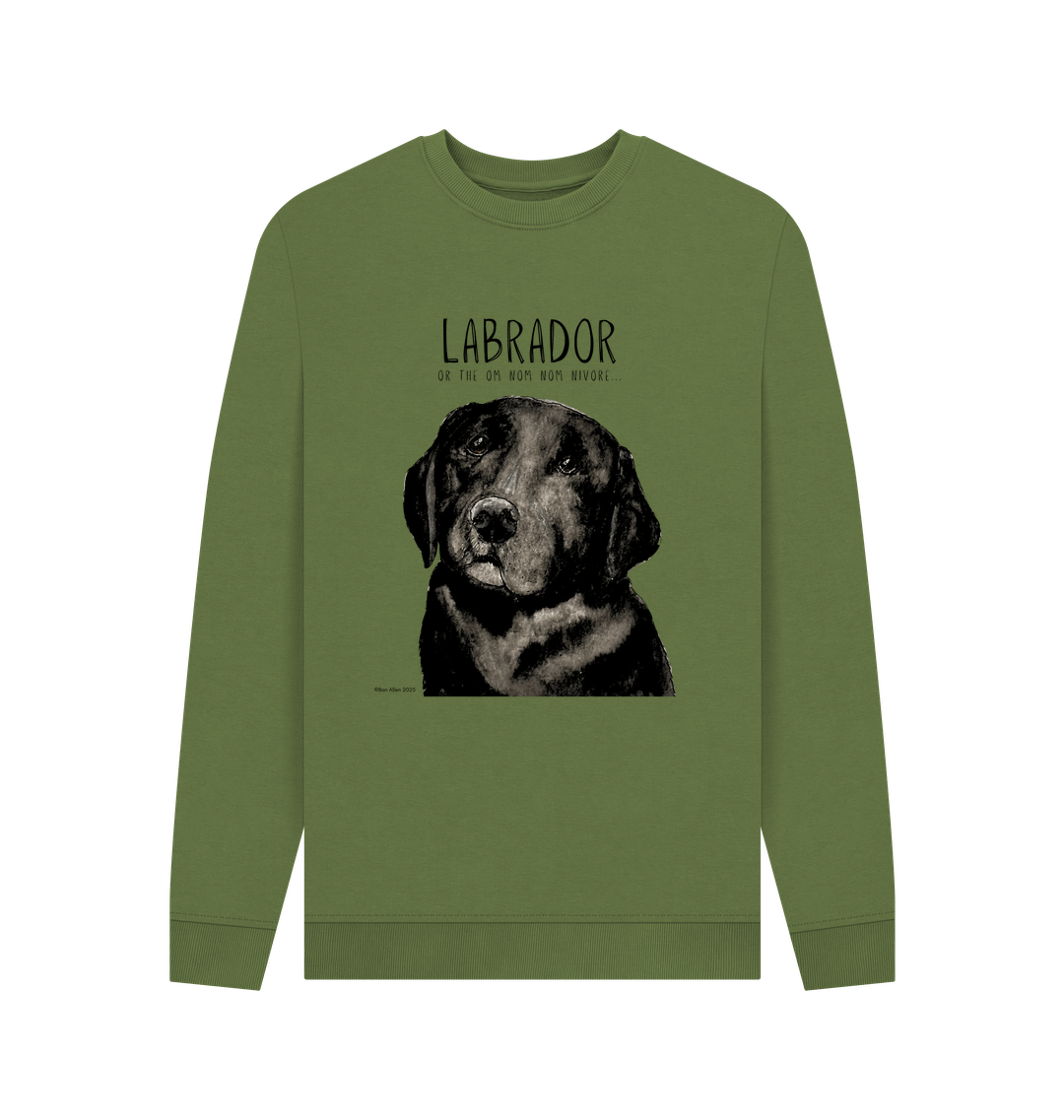 Feast Mode Activated Black Labrador Sweatshirt