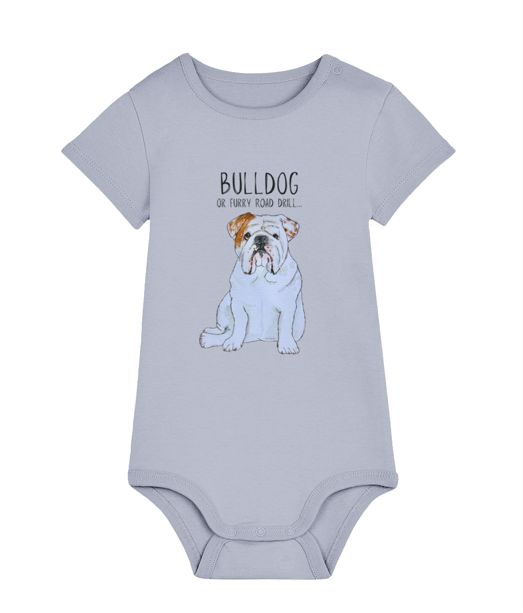 Bulldog Baby Bodysuit for Little Rebels
