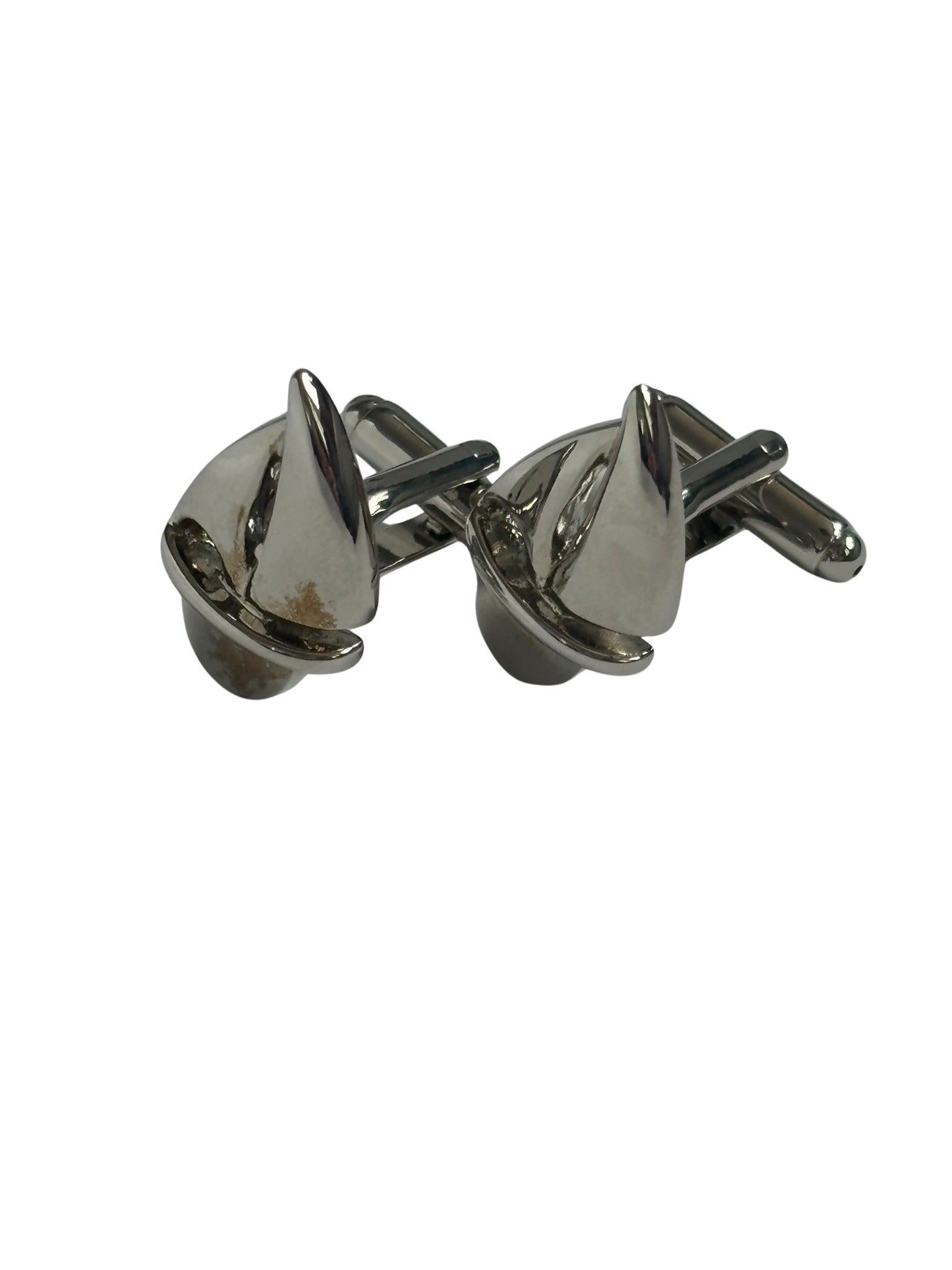 Silver Sailing Boat Cufflinks
