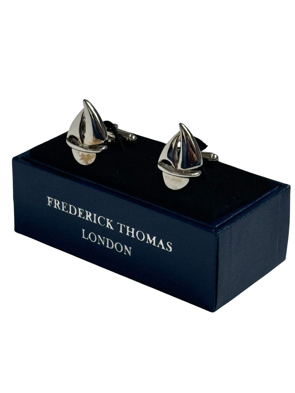 Silver Sailing Boat Cufflinks