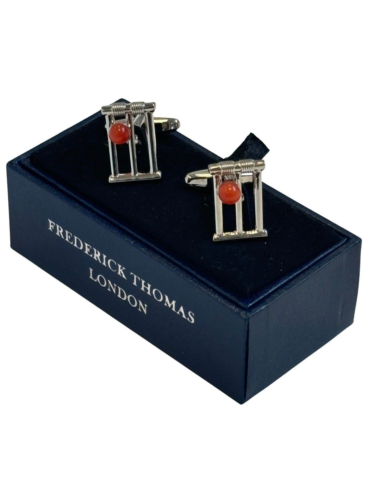 Quirky Cricket Stumps and Ball Cufflinks