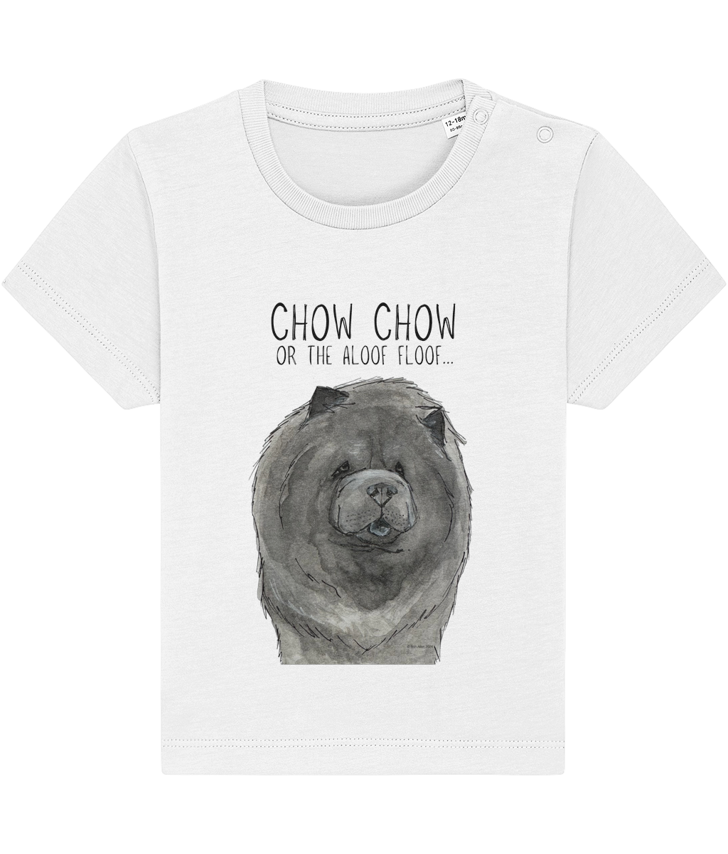 Blue Chow Chow Baby T Shirt for Little Dog Lovers