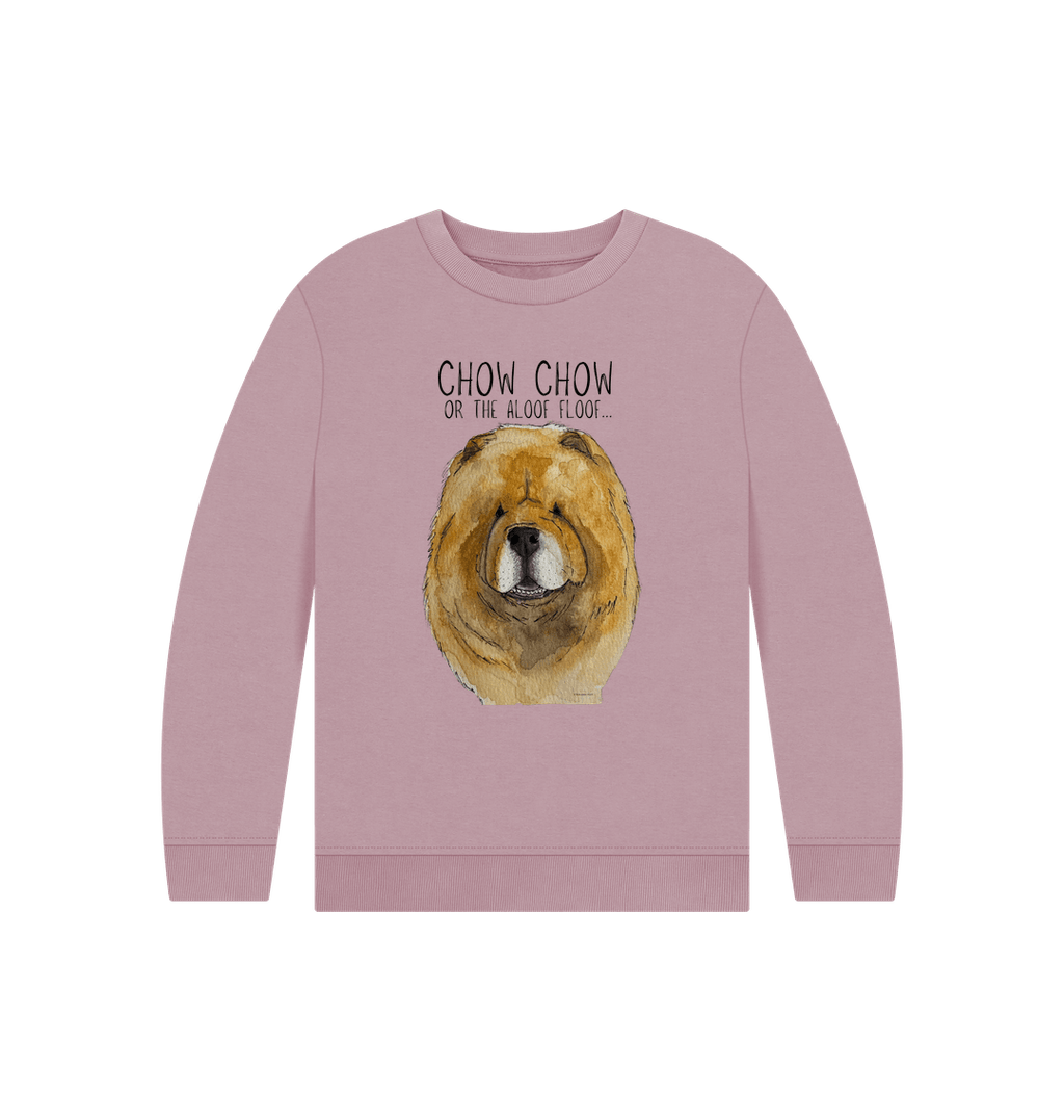 Red Chow Chow Kids Sweatshirt