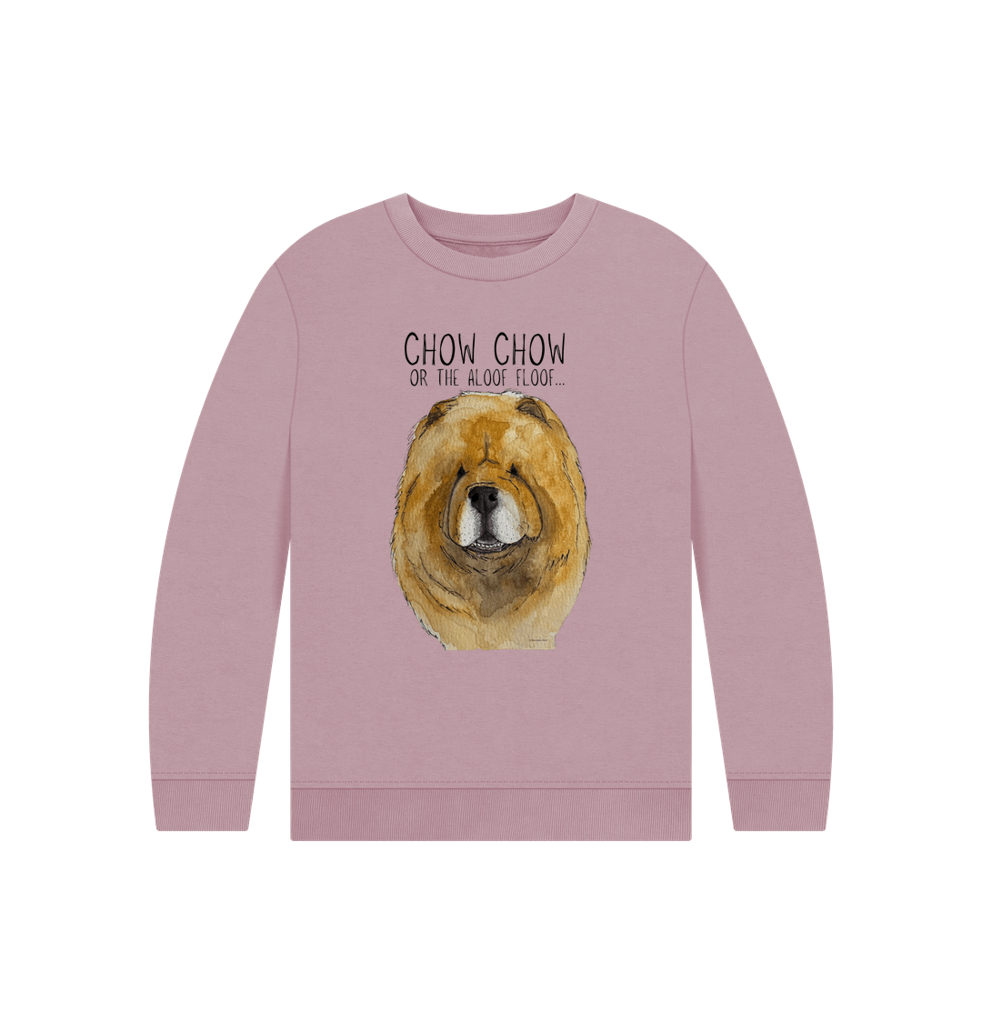 Red Chow Chow Kids Sweatshirt