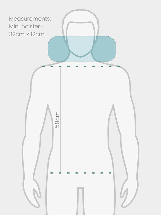 Organic Lightweight Mini Meditation Yoga Bolster