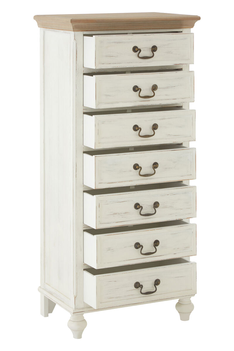 Antique Style Chest of 7 Drawers