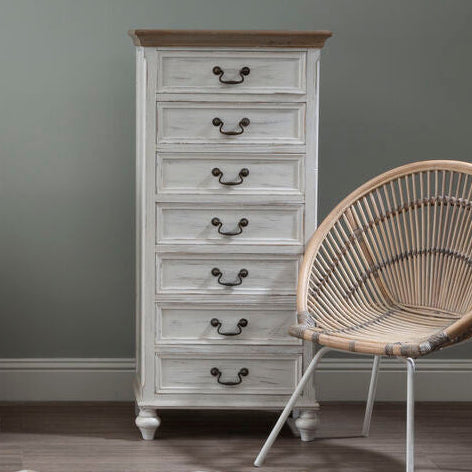 Antique Style Chest of 7 Drawers