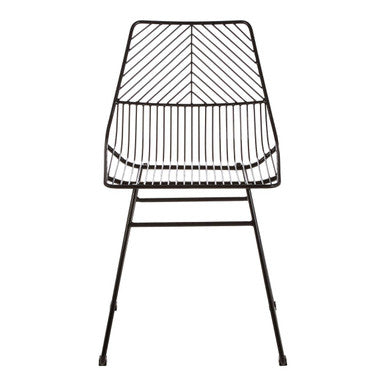 Small Black Metal Wire Chair