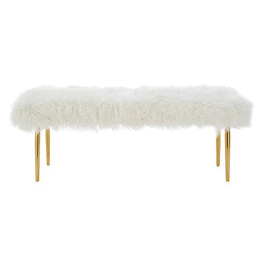 Clarence Gold Metal Bench