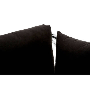 3 Seater Sofa With Silver Lattice Sides