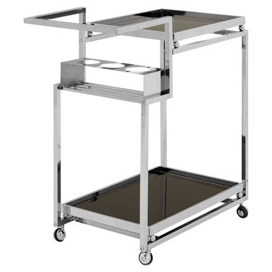 Three Tier Trolley with Silver Frame
