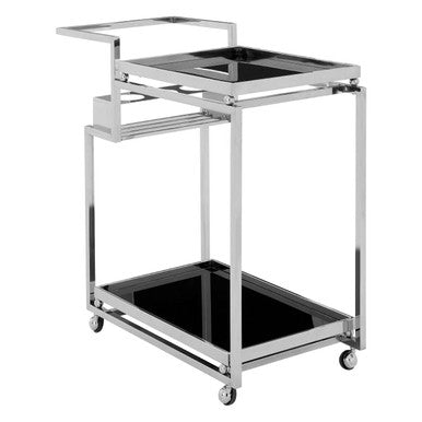 Three Tier Trolley with Silver Frame