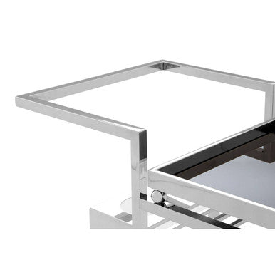 Three Tier Trolley with Silver Frame