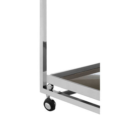 Three Tier Trolley with Silver Frame