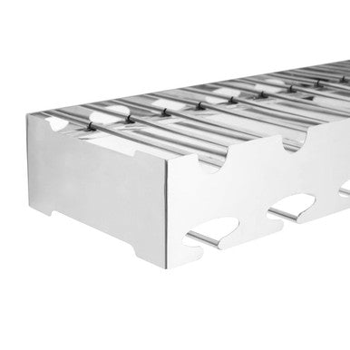 6 Bottle Silver Wide Wine Rack