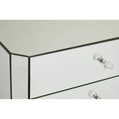 Mirrored Chest of 4 Drawers