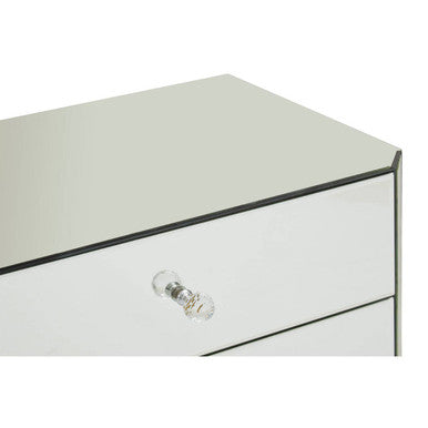 Mirrored Chest of 4 Drawers