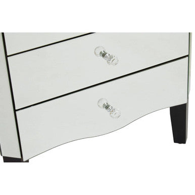 Mirrored Chest of 4 Drawers