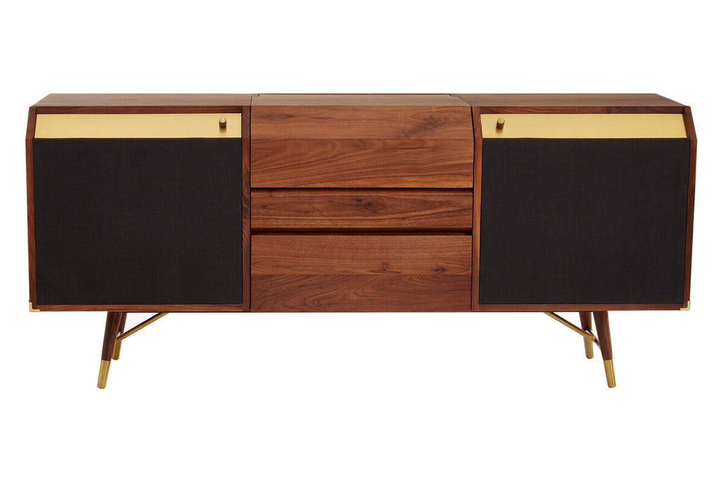 Natural Wood Sideboard with Storage