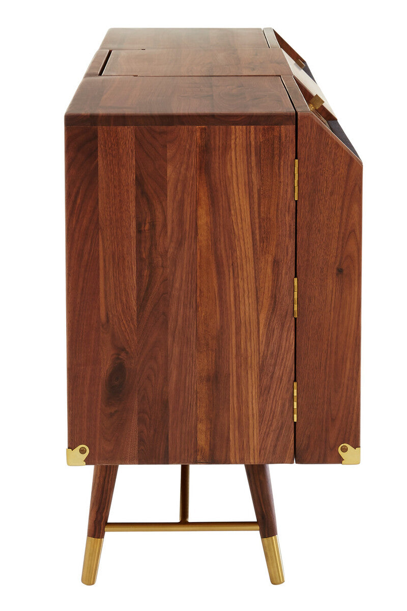 Natural Wood Sideboard with Storage