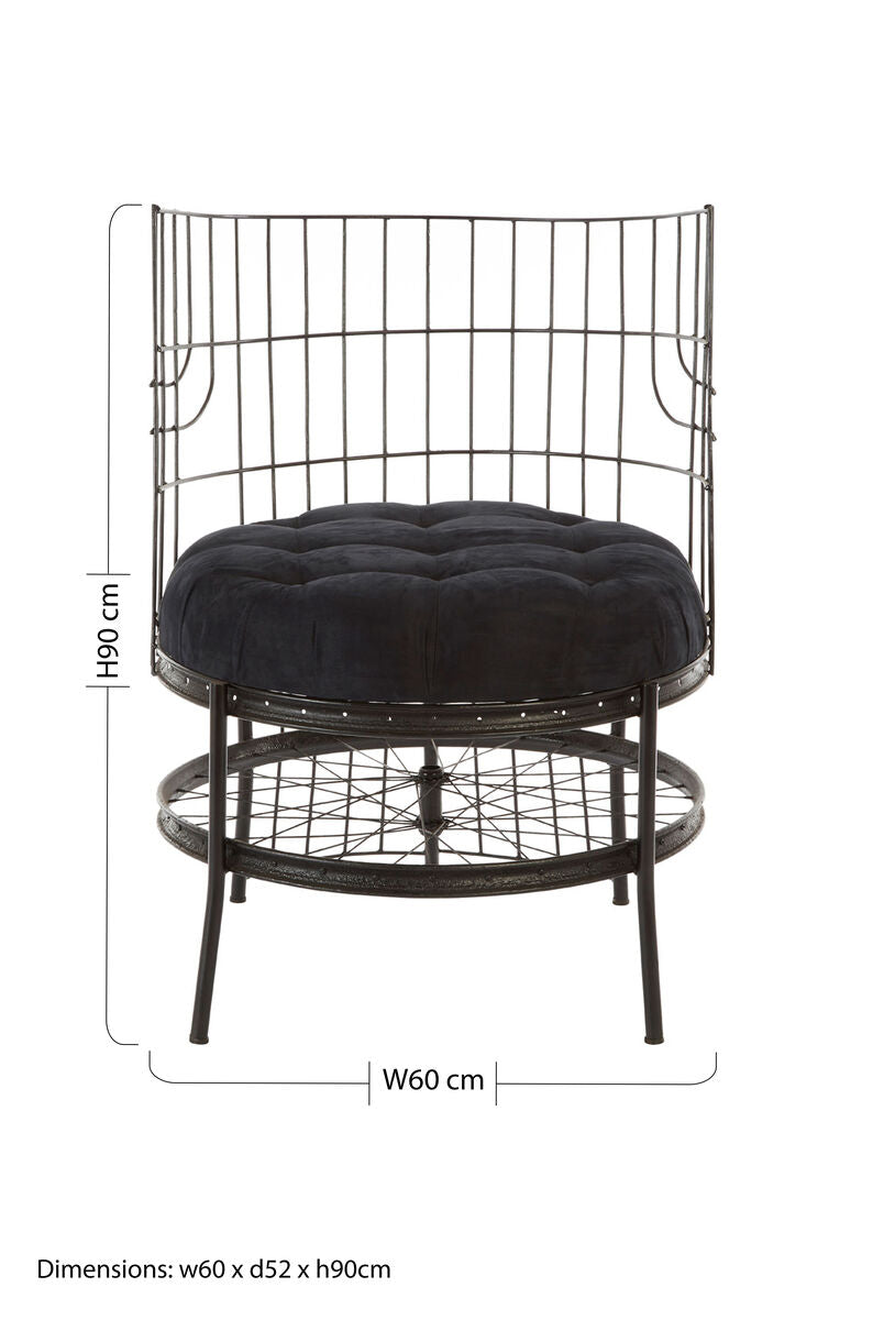 Black Wheel Design Chair