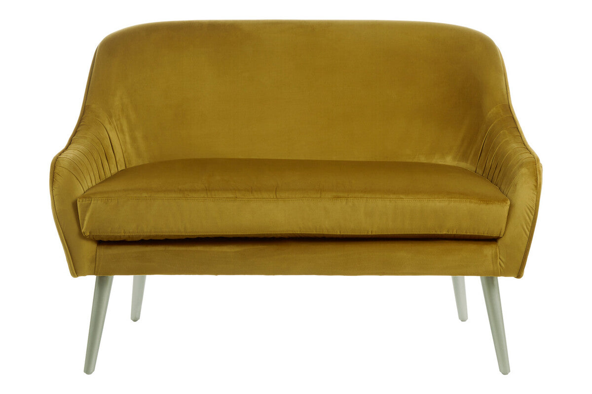 Mustard Velvet Sofa