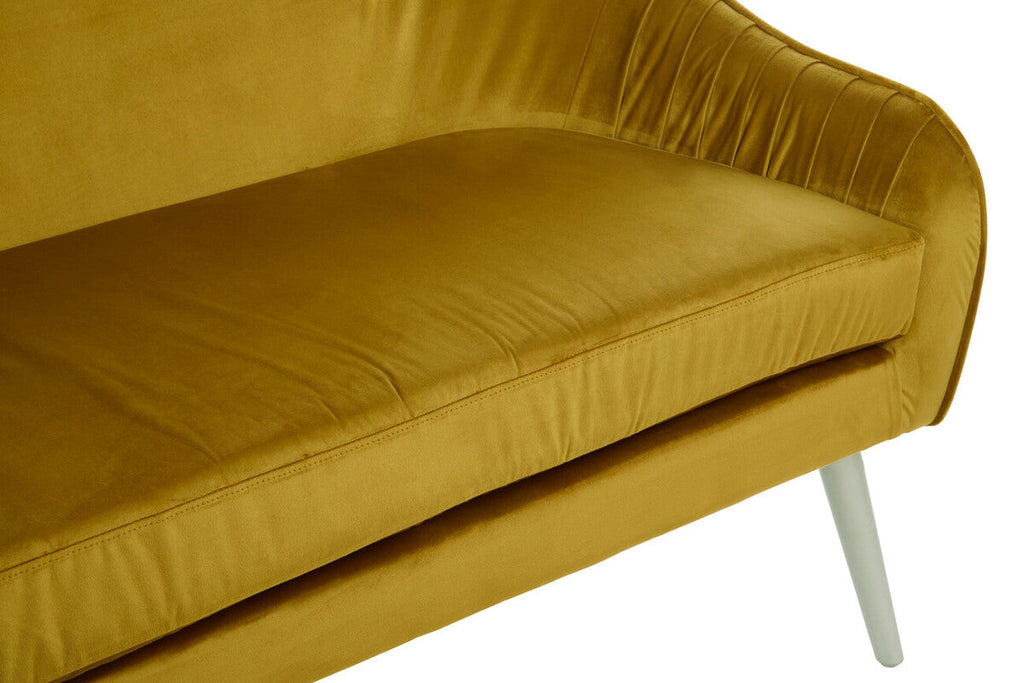 Mustard Velvet Sofa