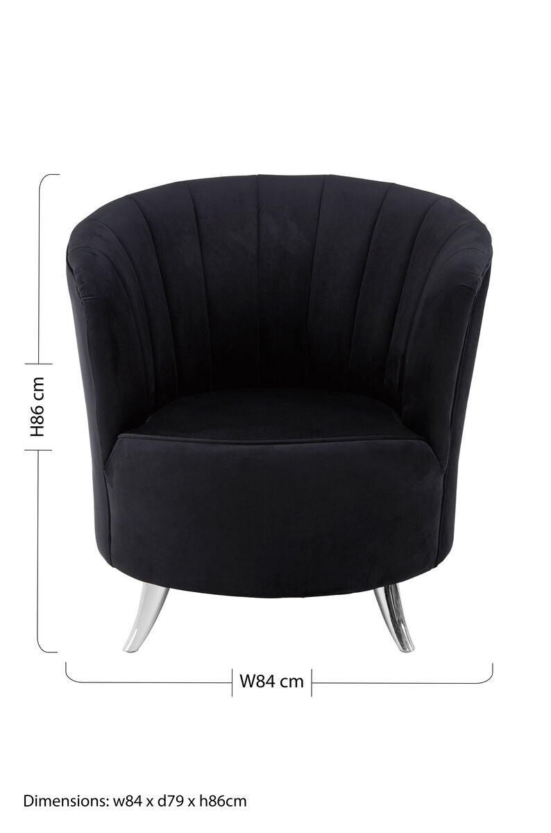 Black Tub Chair