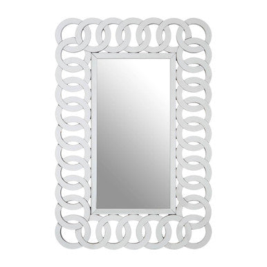 Gianna Wall Mirror with Sculptural Frame