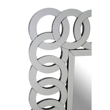 Gianna Wall Mirror with Sculptural Frame