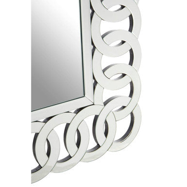 Gianna Wall Mirror with Sculptural Frame