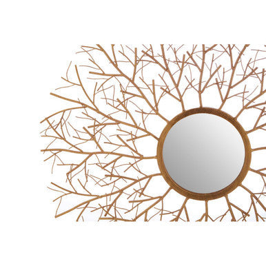 Twig Wall Mirror in Antique Gold