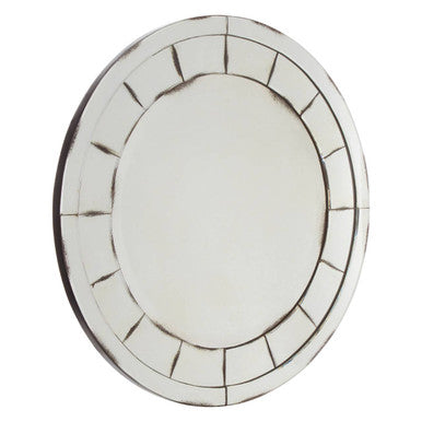Round Mosaic Effect Wall Mirror