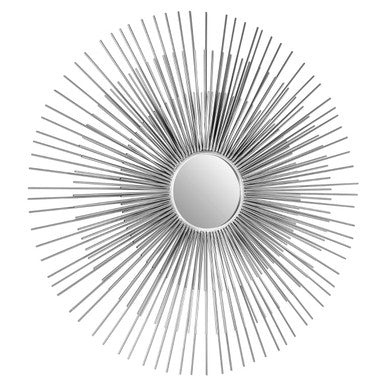 Silver Finish Concave Wall Mirror