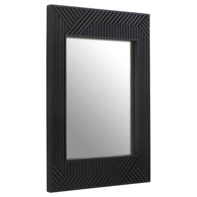 Black Finish Wall Mirror