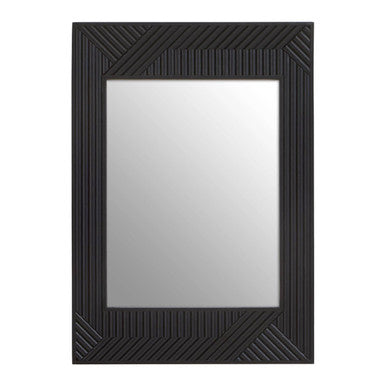 Black Finish Wall Mirror