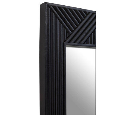 Black Finish Wall Mirror