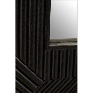 Black Finish Wall Mirror