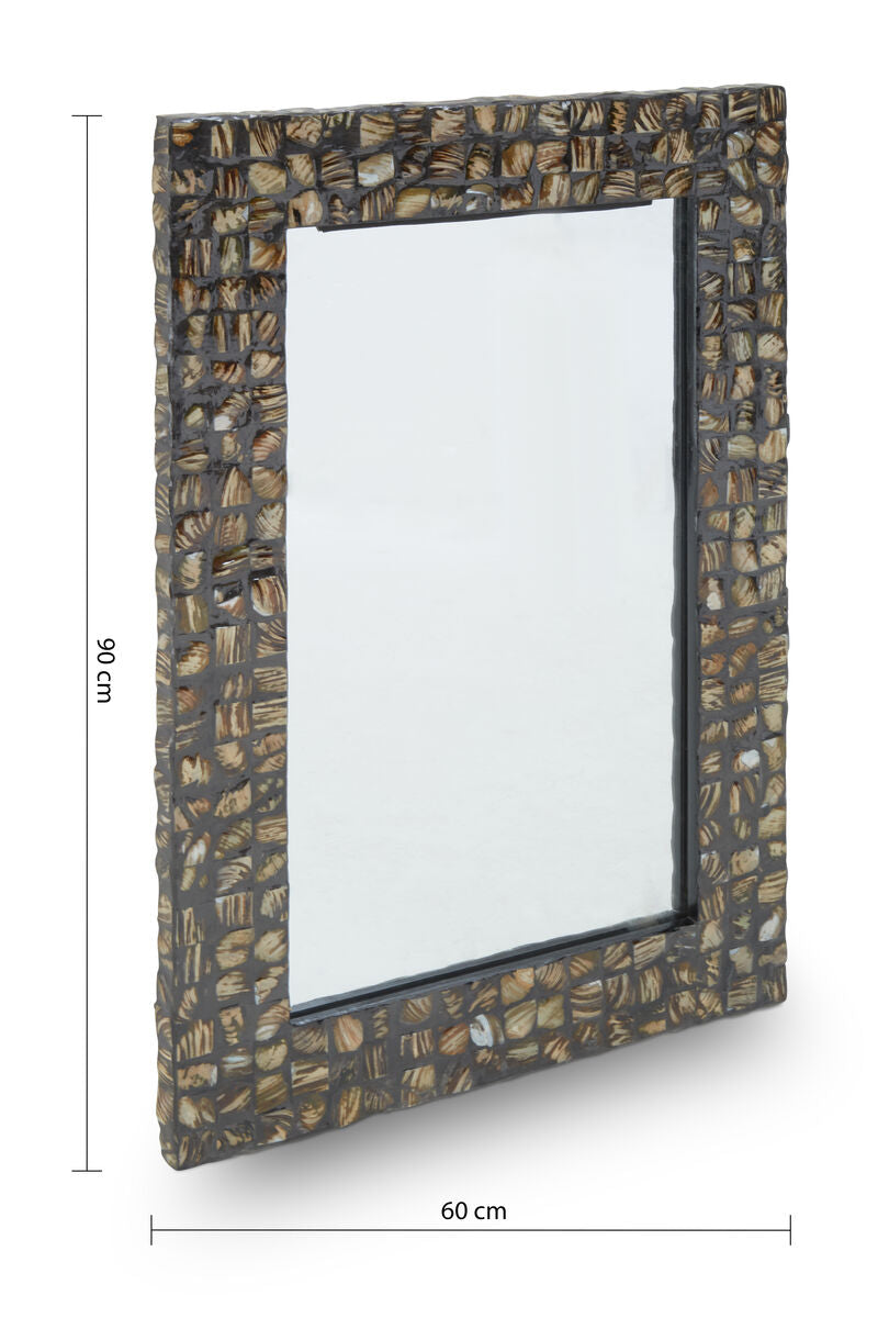 Mother of Pearl Rectangular Wall Mirror