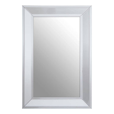 Rectangular Silver Wall Mirror