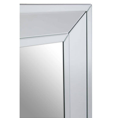 Rectangular Silver Wall Mirror