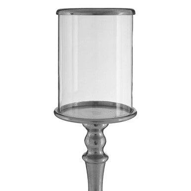 Kensington Townhouse Small Nickel Candle Holder