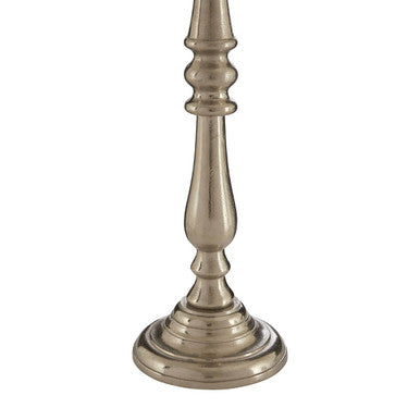 Kensington Townhouse Large Nickel Candle Holder