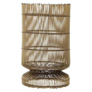 Small Wire Candle Holder in Gold