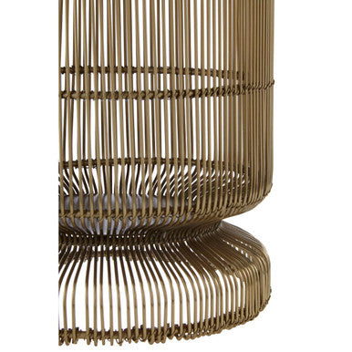 Small Wire Candle Holder in Gold