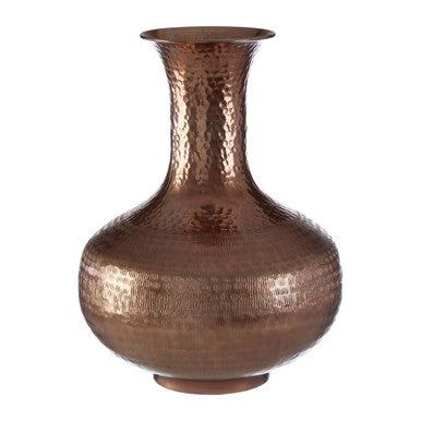 Bottle Vase in Metallic Aluminium