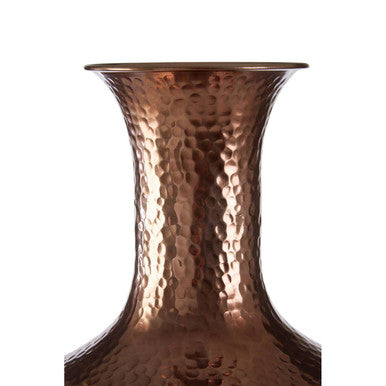 Bottle Vase in Metallic Aluminium
